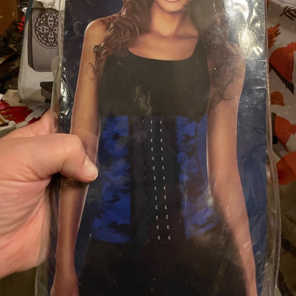 Vinyl Waist Cincher sz M woman
